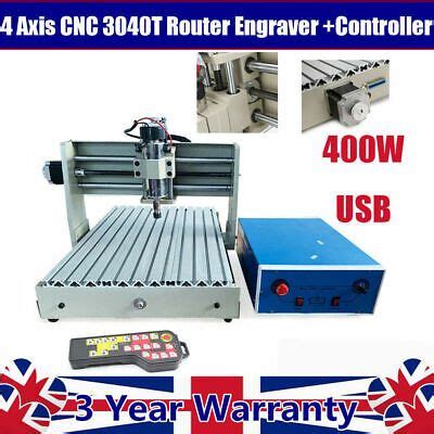 NICECHOOSE 3040t USB 4 Axis 400W Engraving Drilling Milling 